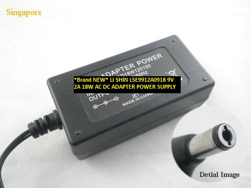 *Brand NEW* LI SHIN LSE9912A0918 9V 2A 18W AC DC ADAPTER POWER SUPPLY